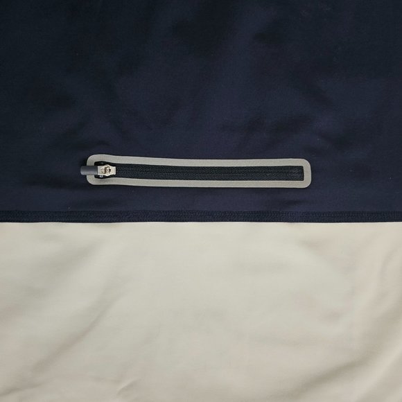 Tory Sport Women's Midnight Blue/White Hooded Running Performance Vest Size XL - Picture 12 of 16